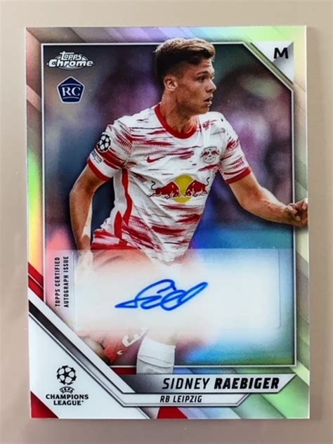 Topps Chrome Uefa Champions League Autographs Casr Sidney