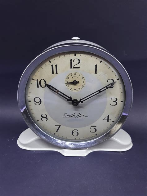 Smith Alarm Clock Vintage Smith Clock Smith Clock Rare Etsy