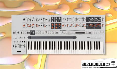 Superbooth Udo Audio Super Gemini Hybrider Synthesizer Mit