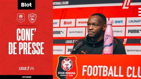 J9 Stade Rennais F C Le Havre AC Conférence de presse d avant