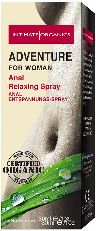 Intimate Organics Adventure Anal Relaxing Spray Ml Lily Hush