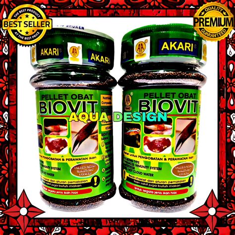 Jual Ad Makanan Ikan Pakan Pelet Akari Fish Food Pellet Obat Biovit