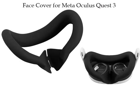 Silicone Vr Face Cover For Quest 3 Original Headset Face