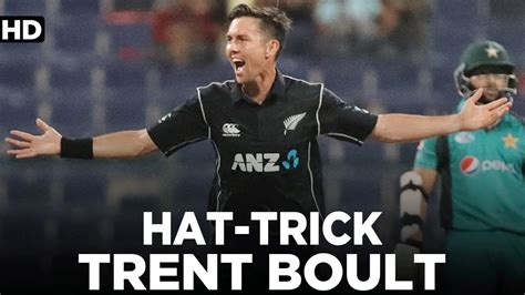 Trent Boult Brilliant Hat Trick Against Pakistan Pakistan Vs New