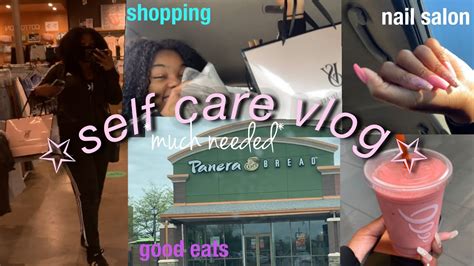 Self Care Vlog L Shopping Massage Nails Etc Youtube