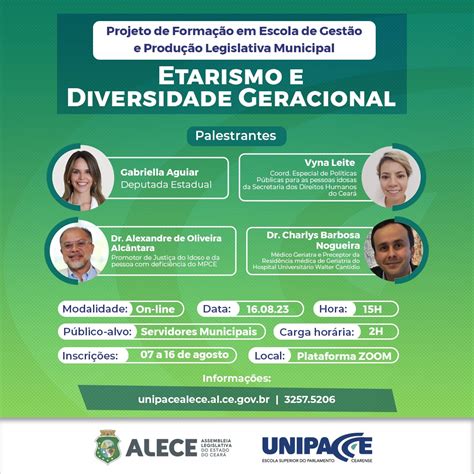 Portal Do Servidor Unipace Inscreve Para Palestra Sobre Etarismo E