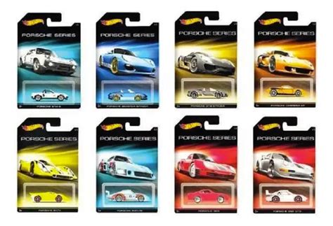 Hot Wheels Set Completo C 8 Minis Porsche Series Coleção Frete grátis