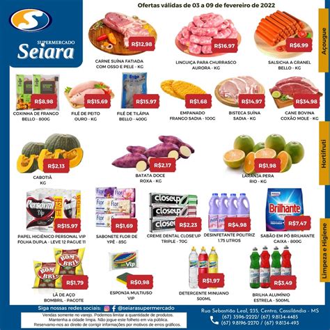 Seiara Supermercado Econ Mico Confira O Novo Folheto De Ofertas Da