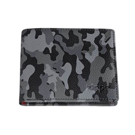 Grey Camouflage Bi Fold Wallet ZIPPO vrhunski originalni američki