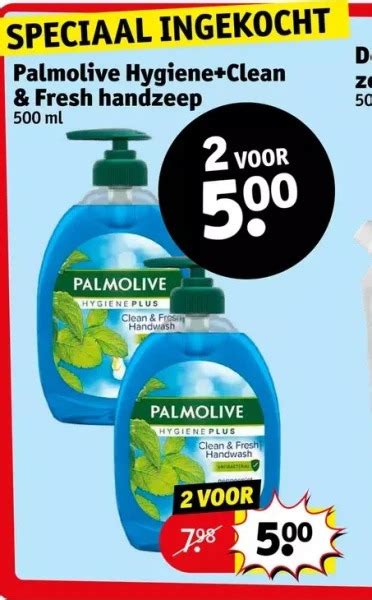 Palmolive Hygiene Clean Fresh Handzeep Ml Promotie Bij Kruidvat