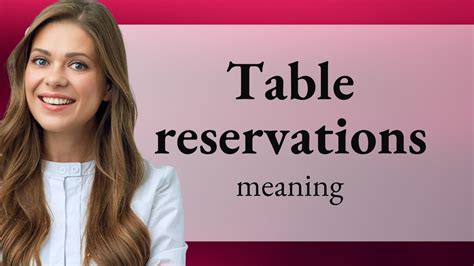 Mastering Table Reservations A Guide For English Learners YouTube