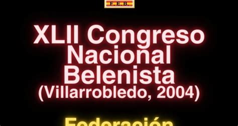 Xlii Congreso Nacional Belenista Saludo De Bienvenida De D Valent N