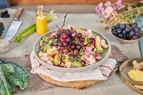 Salade Van Roodlof Met Citrusvruchten Miljuschka