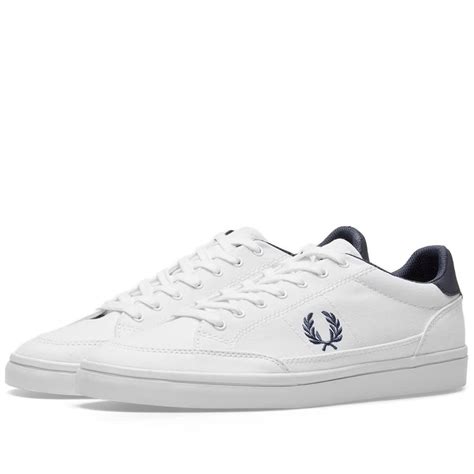 Fred Perry Deuce Canvas Sneaker White Graphite END