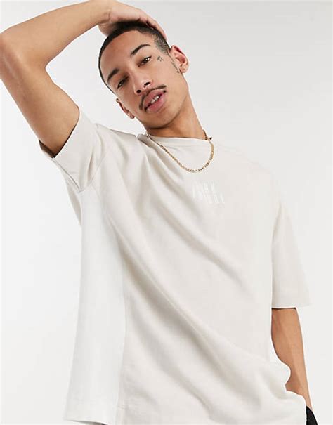 Asos Dark Future Oversized Heavyweight T Shirt With Dark Future Logo