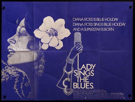 Lady Sings The Blues Vintage British Movie Poster