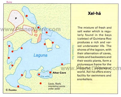 Xel Ha Map