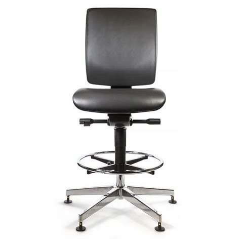 ESD Cleanroom Chair With Castors 510mm 630mm Static Safe Environments Ltd