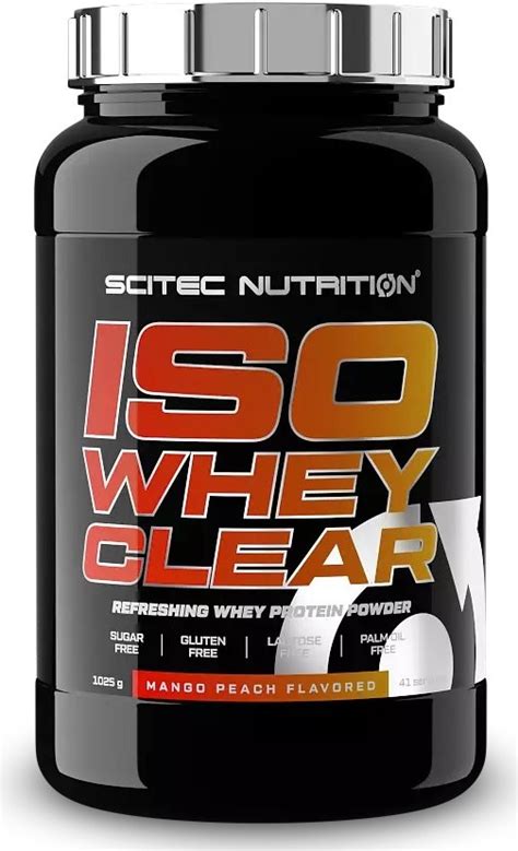 Buy Scitec Nutrition Iso Whey Clear Mango Peach 1025g From Aed335 With Delivery Nutritionae