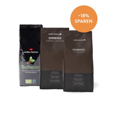 Espressobohnen Probierpaket Kaufen Kaffee Partner Shop