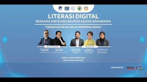 Literasi Digital Bersama Kwi Dan Kominfo Di Keuskupan Agung Samarinda