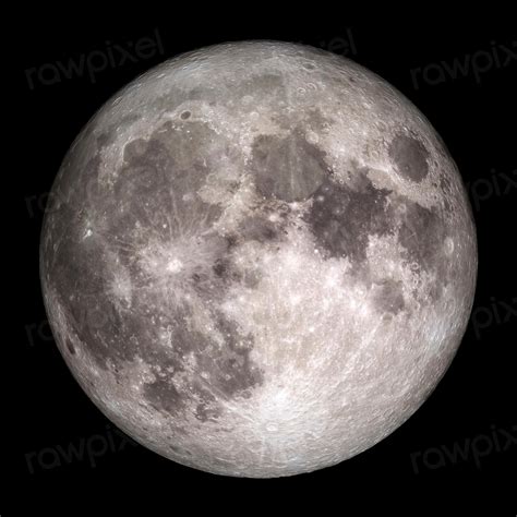 Full Moon. Original NASA. Digitally | Free Photo - rawpixel