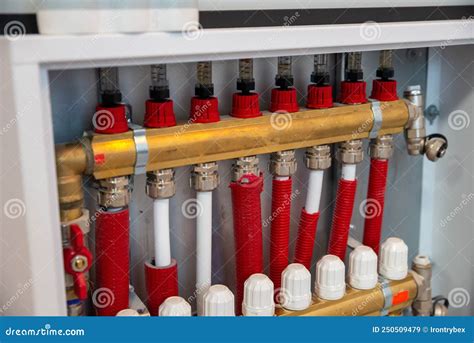 Calculating Controls For Underfloor Heating System Stock Image Image