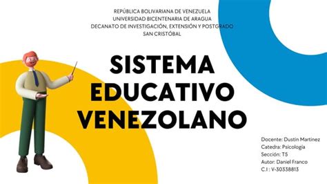 Sistema Educativo Venezolano Daniel Franco Ppt