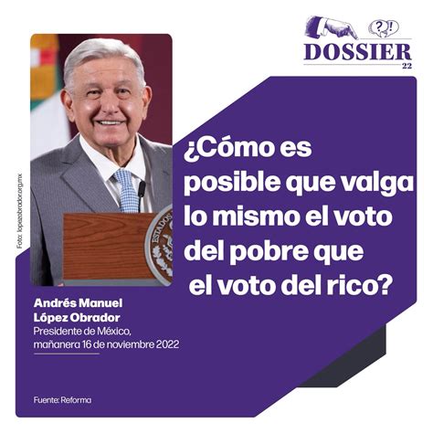 Dossier22 On Twitter Admite AMLO Que Su Plan B De Reforma Electoral