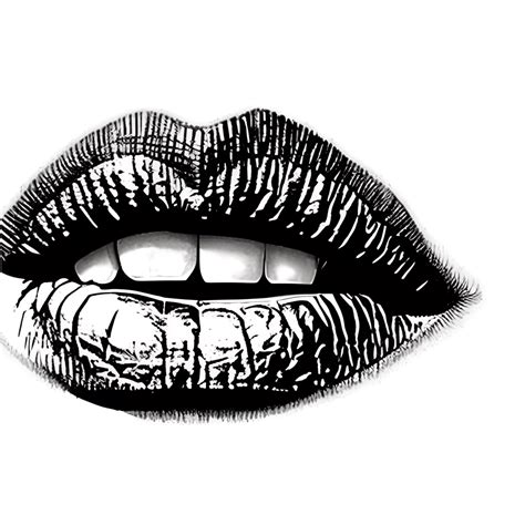 Dripping Lips Vector Clipart Design · Creative Fabrica