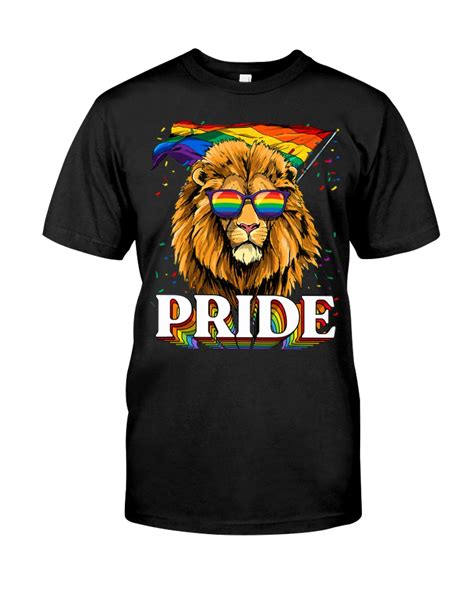 Lgbt Lion Gay Pride Lgbtq Rainbow Flag Sunglass