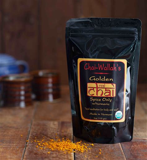 New Organic Golden Chai Spice No Tea Chai Wallah