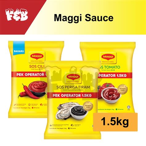 MAGGI Chili Tomato And Oyster Sauce 1 5kg Shopee Malaysia