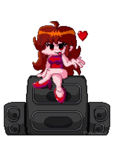 As for the previous pixel art, here's Girlfriend! [Art by me] : r/FridayNightFunkin