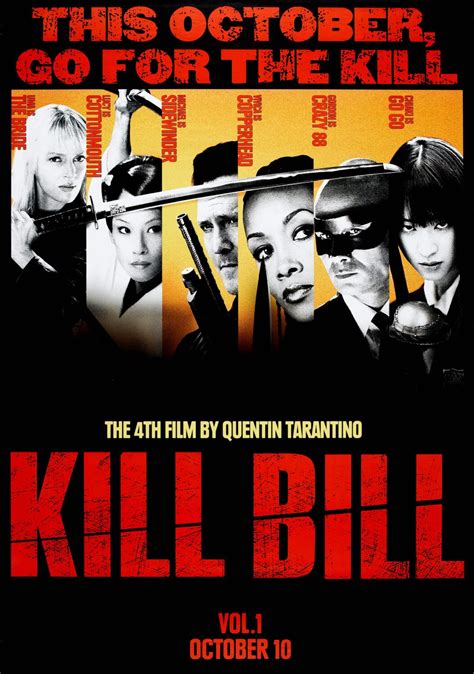 Kill Bill Vol 1 Movie Poster Classic 00s Vintage Poster Print