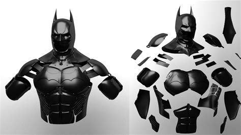 Artstation Arkham Origins Batman Wearable Armor Modeled For 47 Off