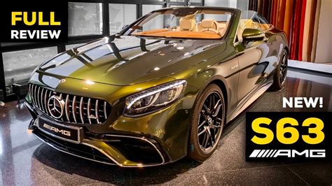 2020 Mercedes Amg S63 Cabriolet New Facelift V8 Full Review 1 Of 1 Exclusive S Class 4matic