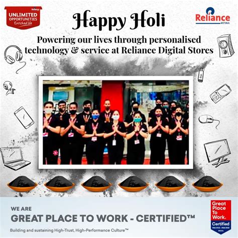 Reliance Retail On Linkedin Relianceretail Rrholihai Gptw Holi