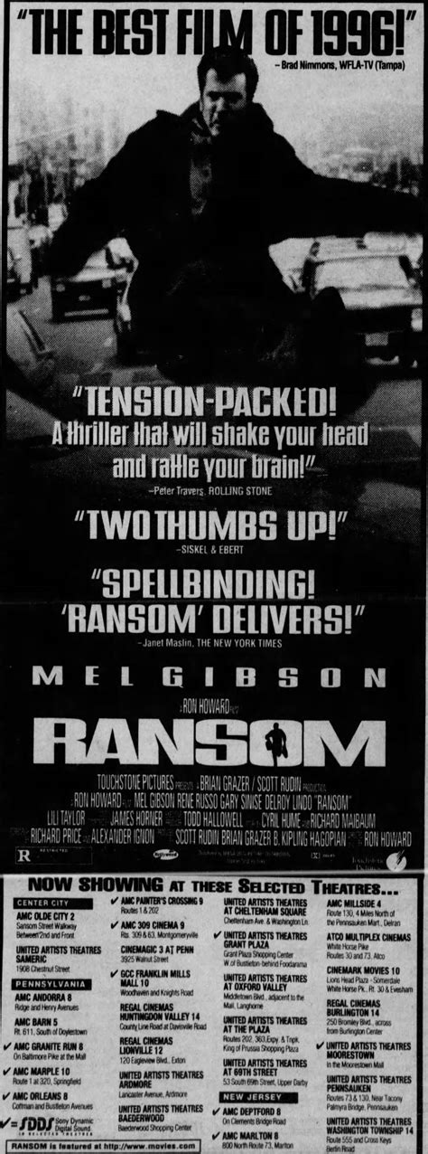 Ransom (1996) | Ransom, Mel gibson, The best films