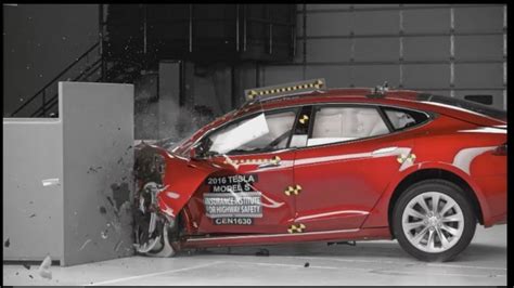 Tesla Model S scores well in crash safety tests but falls short of top ...