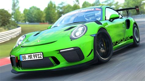 Assetto Corsa Green Porsche 911 GT3 RS MR Nordschleife Blast Car