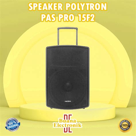 Jual Speaker Indoor Outdoor Portable Polytron Pas Pro F Free Mic