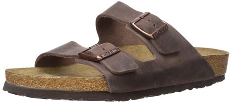 Birkenstock Unisex Arizona Habana Oiled Leather Sandals 45 M Eu 12 886454142608 Ebay