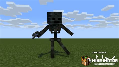 Minecraft Animationwither Skeleton Dancenoob Cartoon Youtube