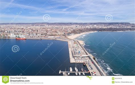 General View Of Varna The Sea Capital Of Bulgaria Editorial Stock