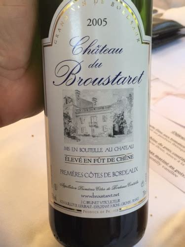 Ch Teau Du Broustaret Premi Res C Tes De Bordeaux Vivino Australia