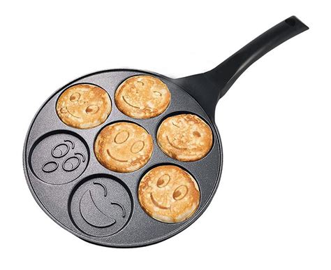 Customized Smiley Face Emoji Pancake Pan Suppliers Free Sample Rich Cook