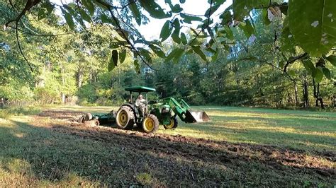 Discing Food Plots With The John Deere 5075e Youtube