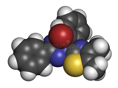 Mtt Yellow Tetrazole Dye Molecule Used In Mtt Assay Used To Measure