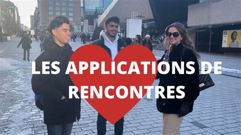 Les Applications De Rencontres Montr Al Youtube